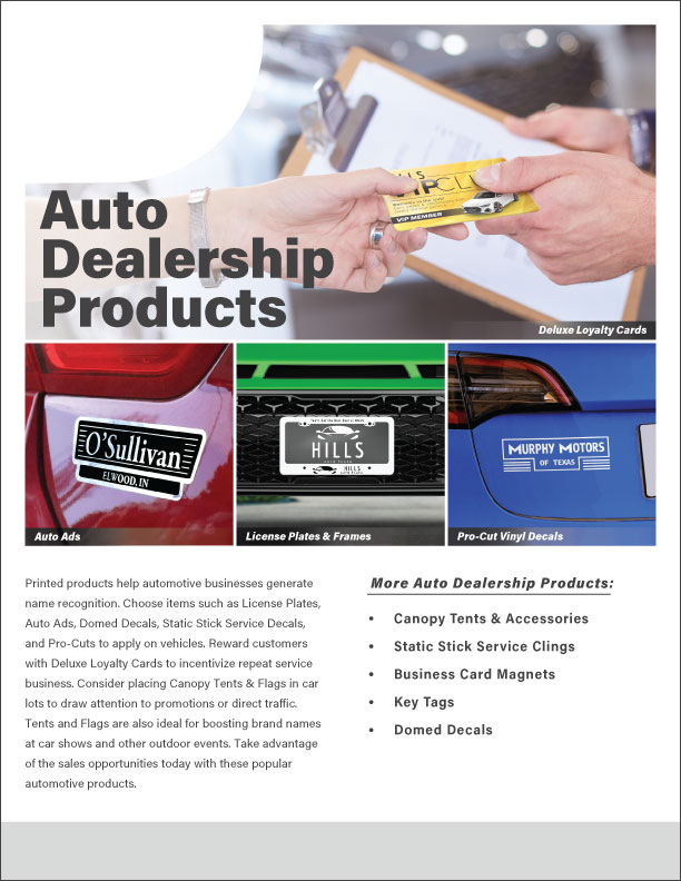 Auto Dealership Products