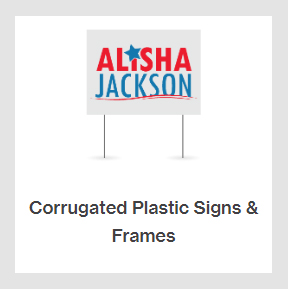 Corrugated Plastic Yard Signs and Frames