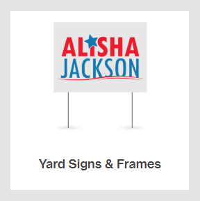 Political Yard Signs and Frames