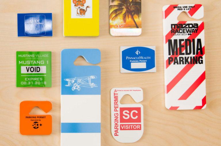 Wholesale Parking Permits and Hang Tags
