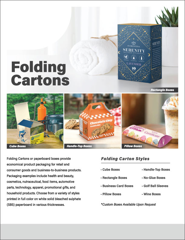 Folding Carton Styles - The Standard Box Types Explained